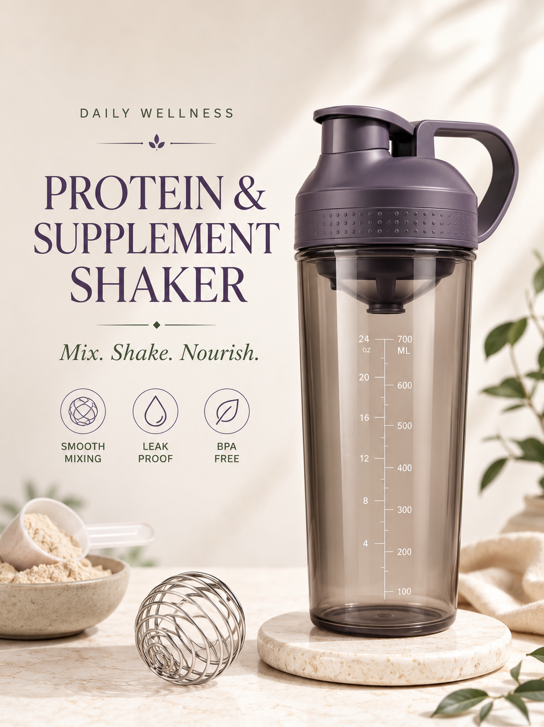 Protein & Supplement Shaker