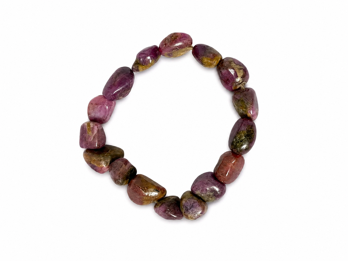 Ruby Bracelet (Raw, Handmade)