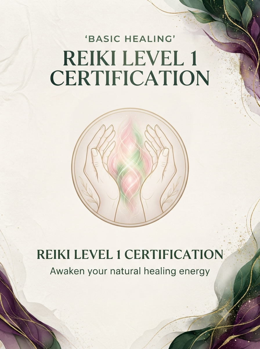 Reiki Level 1 Certification