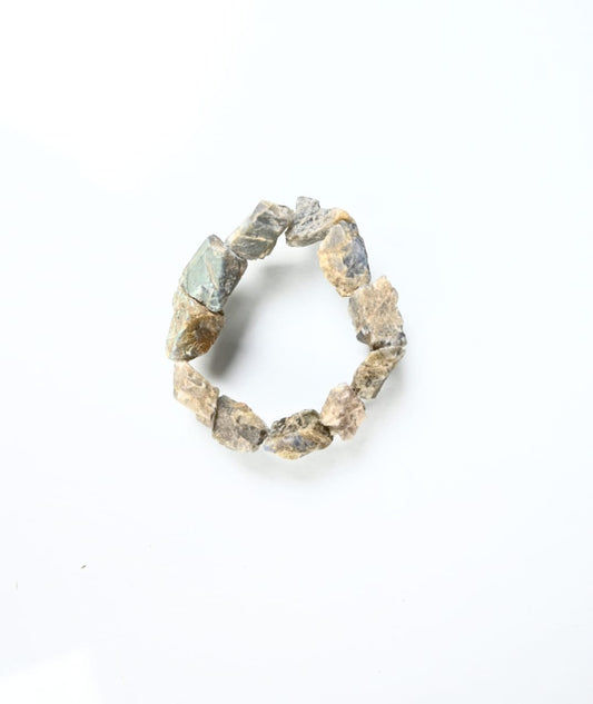 Raw Labradorite Bracelet