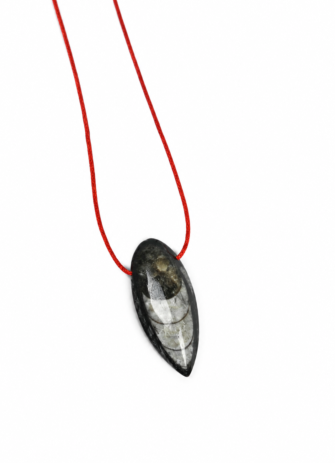 Stone Pendant (Red Cord)