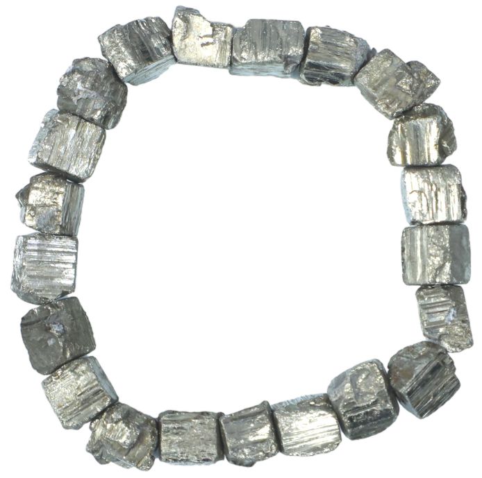 Raw Pyrite Bracelete